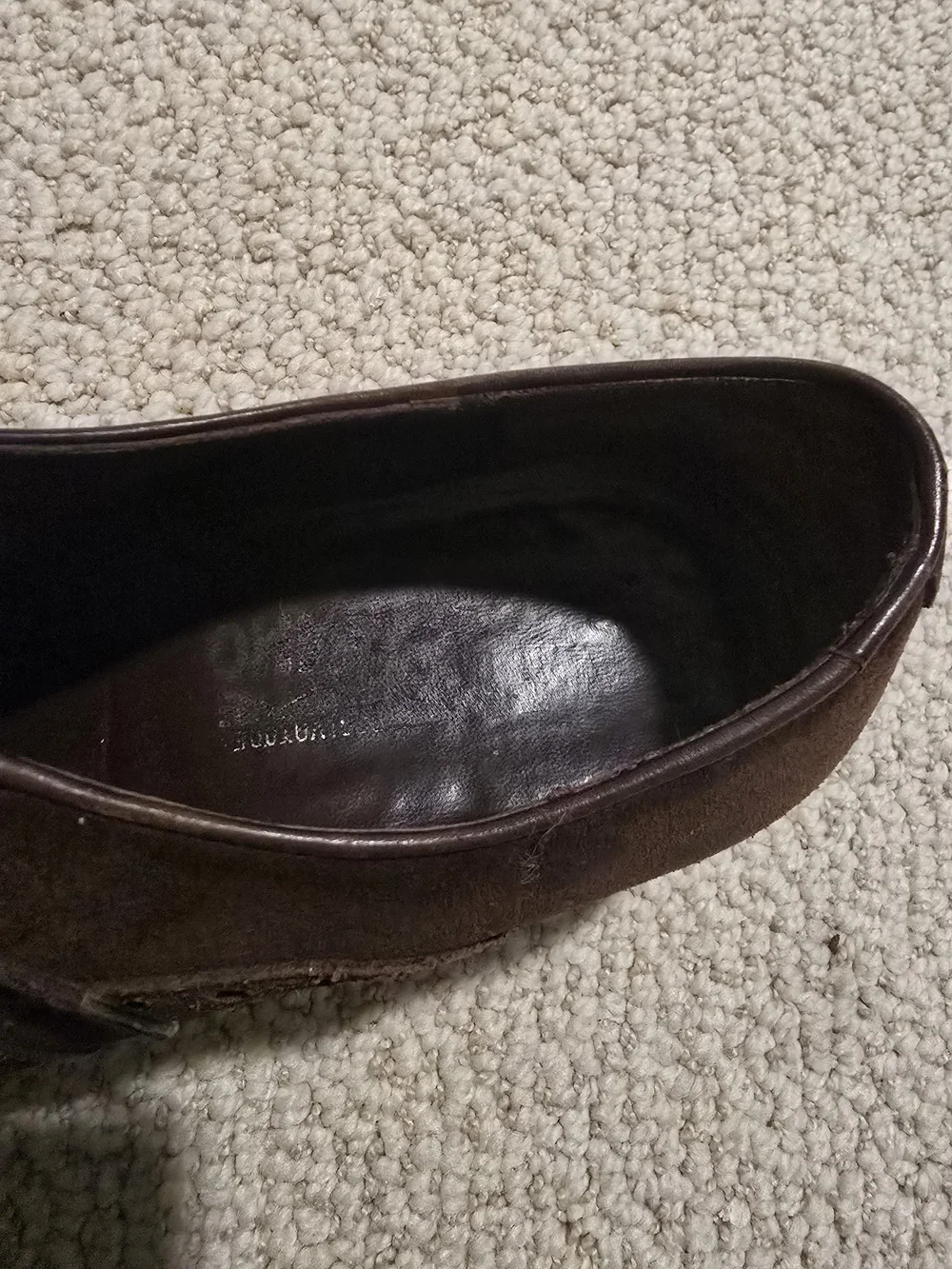 Men's Brown Suede FERRAGAMO